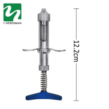 High Tech Veterinary Long Arm Automatic Continuous Pistol Vaccine Injector Syringe 5ml